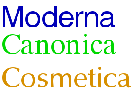 Nuevas tipografías gratuitas: Moderna, Canonica y Cosmetica Tipografías gratuitas