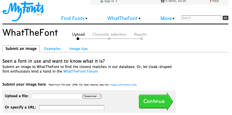 Identificación Tipografía - Portal