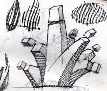 Primeros dibujos de la marca Closemarketing