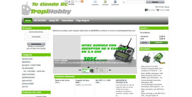 Tropihobby.com Captura