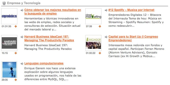 iVoox recomienda Bitacora del internauta en su magazine semanal