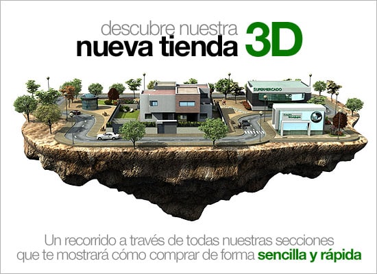 El Corte Inglés estrena una tienda 3d a medias