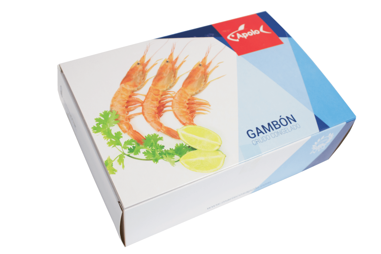 Fotografía de producto gambon cocido apolo