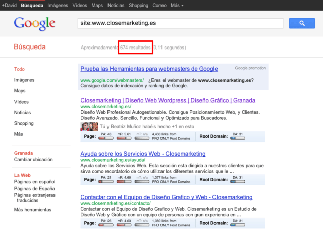 Cómo saber si tu web es visible para Buscadores