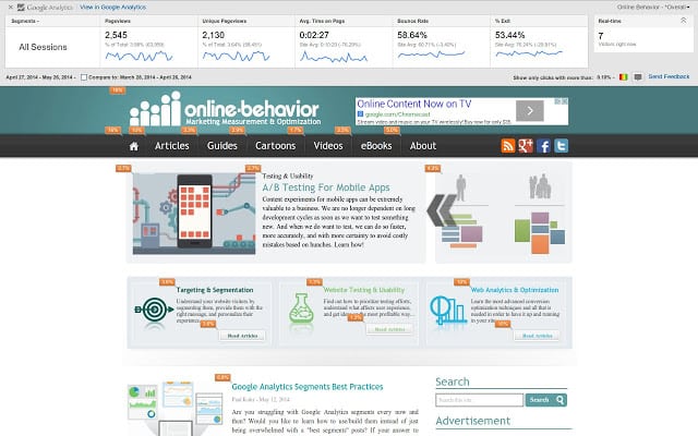 Analítica Web con Page Analytics