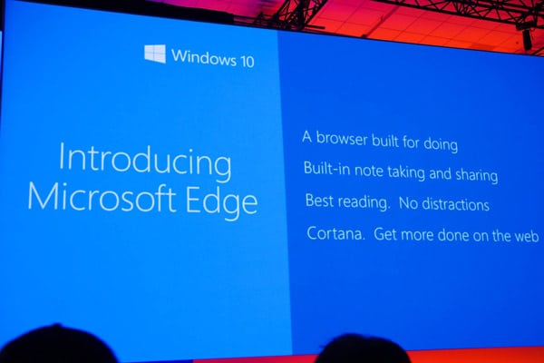 Microsoft Edge sale a la luz