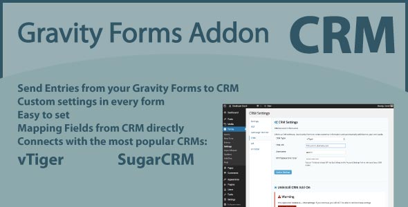 Nueva Versión Gravity Forms CRM 2.1