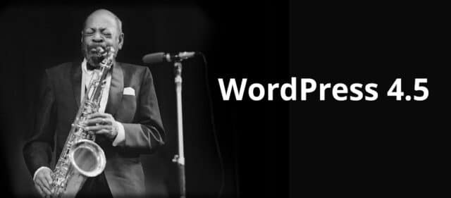 Nueva Versión WordPress 4.5