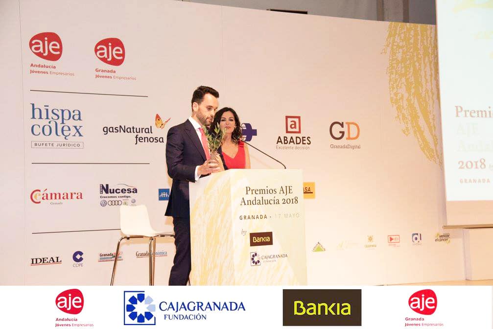 Premios AJE Andalucia 2018 Diseño gráfico