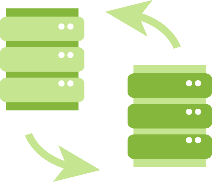 imagen de migración de servidores en desarrollo web wordpress
