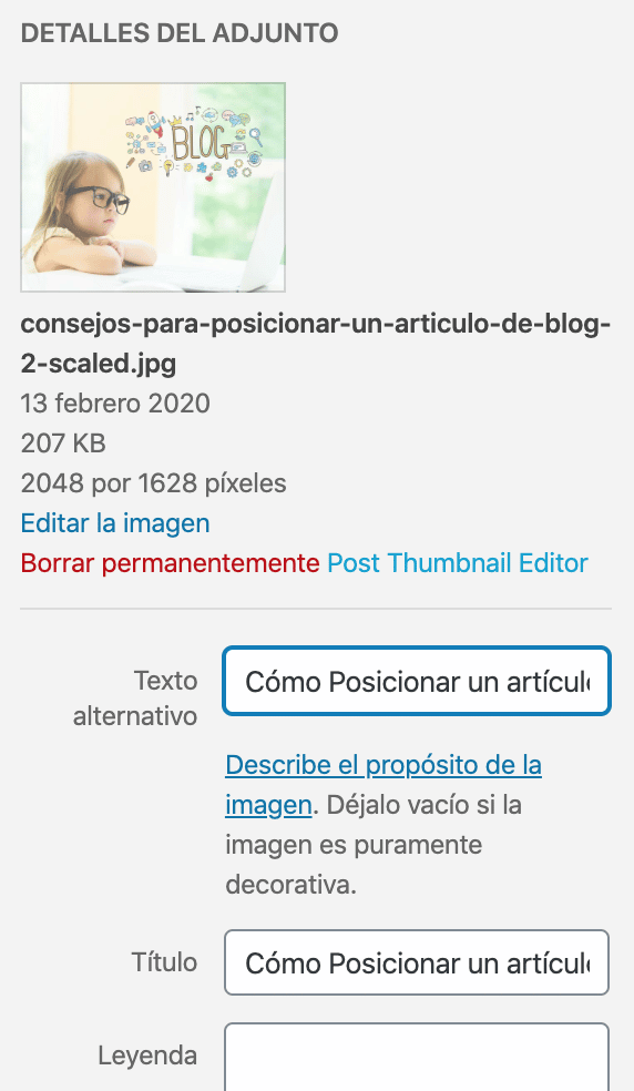 Como Posicionar Un Articulo De Blog Hecho En WordPress Con Gutenberg