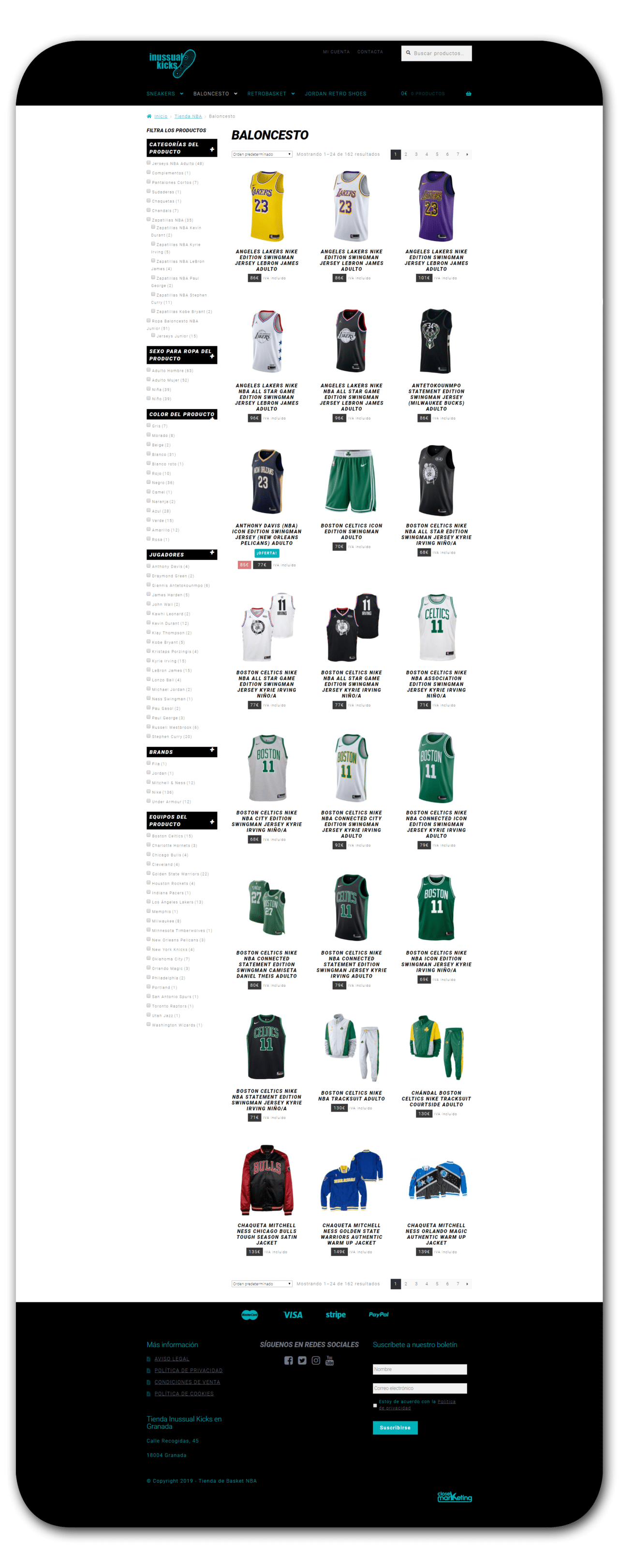 Tienda De Ropa Categorías