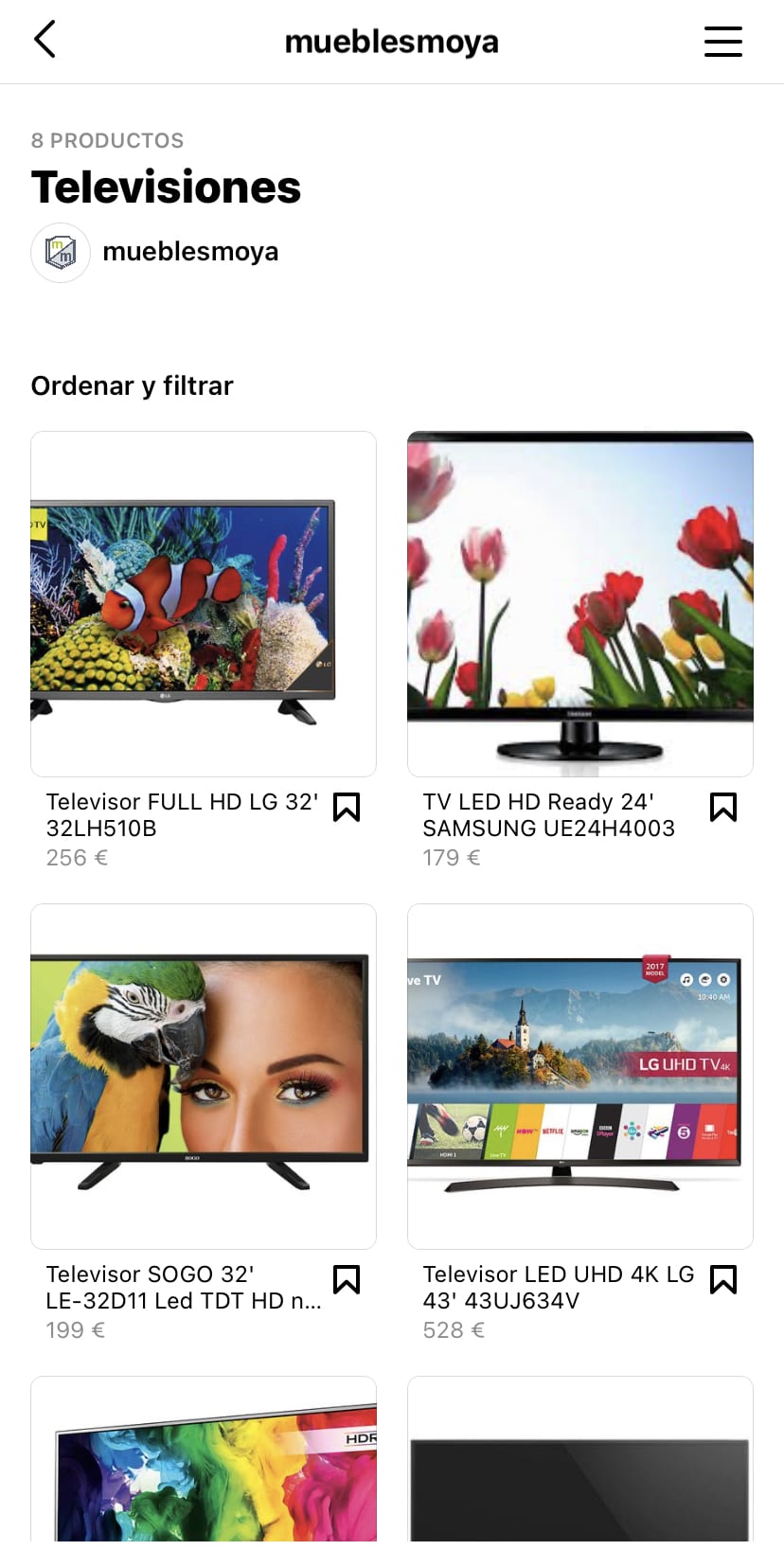 Social Shopping Instagram Mueblesmoya