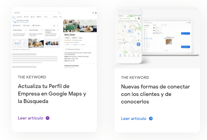 Imagen sobre el Nuevo Google Business Profile