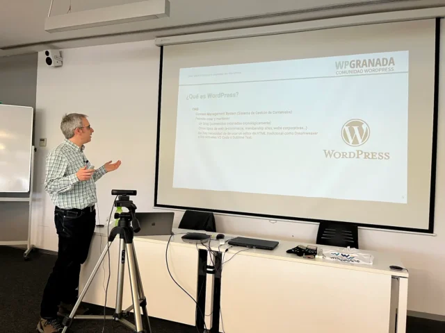 Presentación wordPress para empresas en el Meetup oficial de Granada
