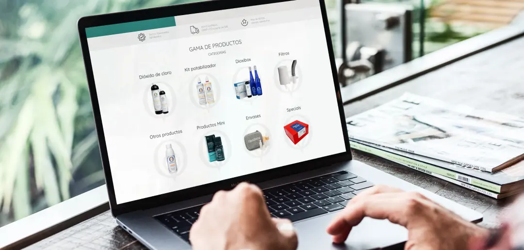 Diseño Web Dioxilife Pantalla