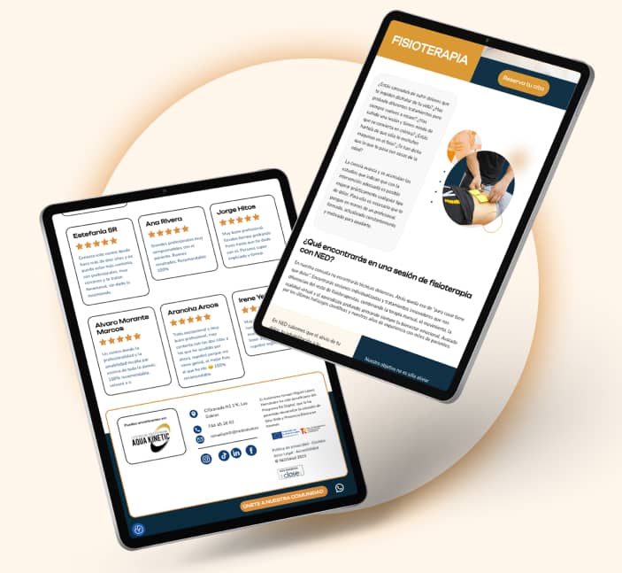 Nedsalud Diseño Web Close Marketing Tablet