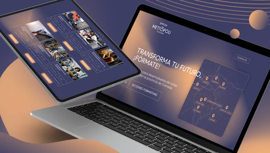 Diseño Web Y Redes Para Emplea Metrópoli Granada