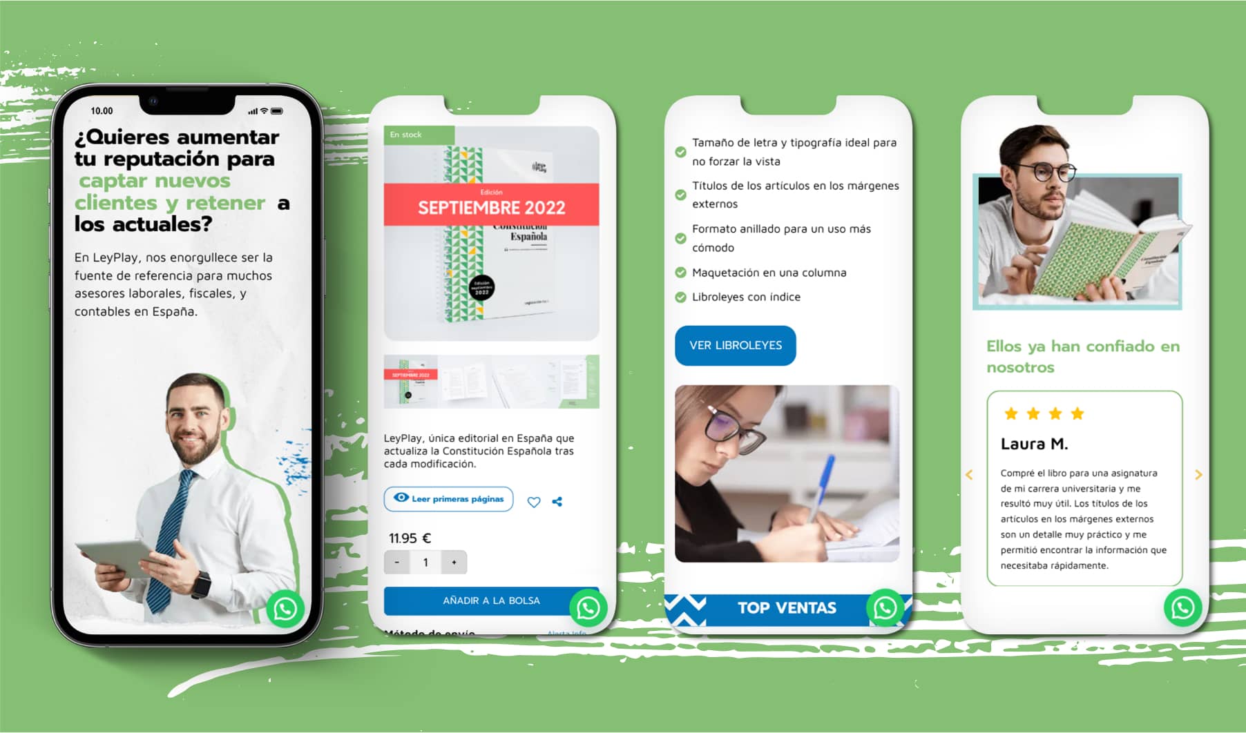 Leyplay Portfolio Diseño Web Close Movil