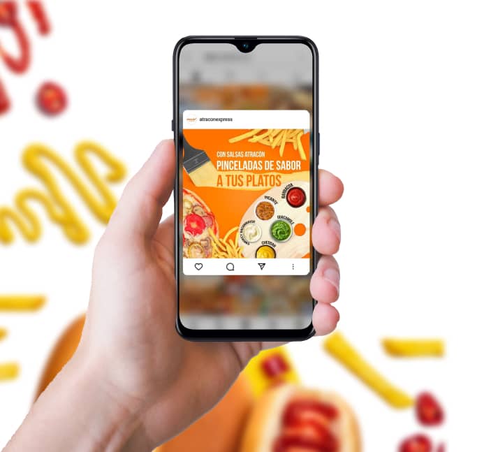 Redes Sociales Atracon Publicación Movil