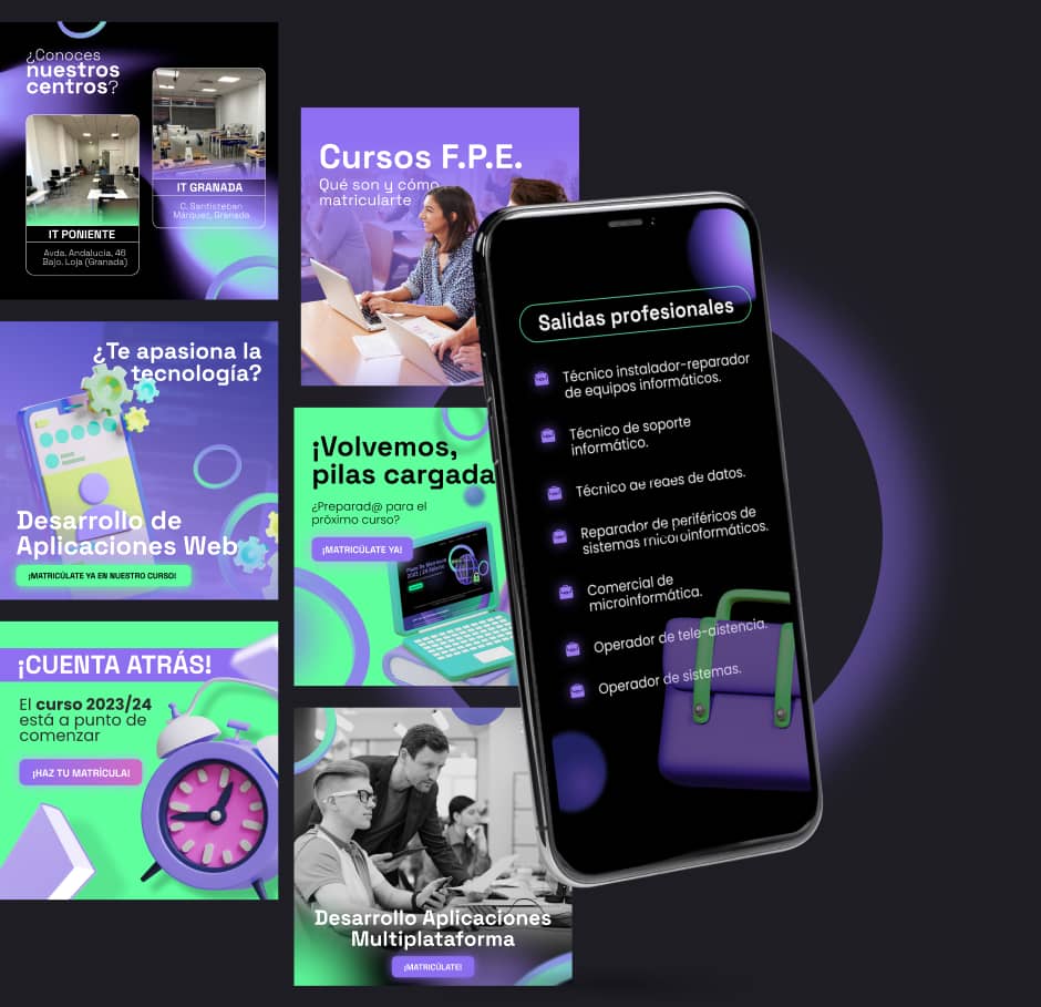 Poniente Formacion Close Diseño Rrss