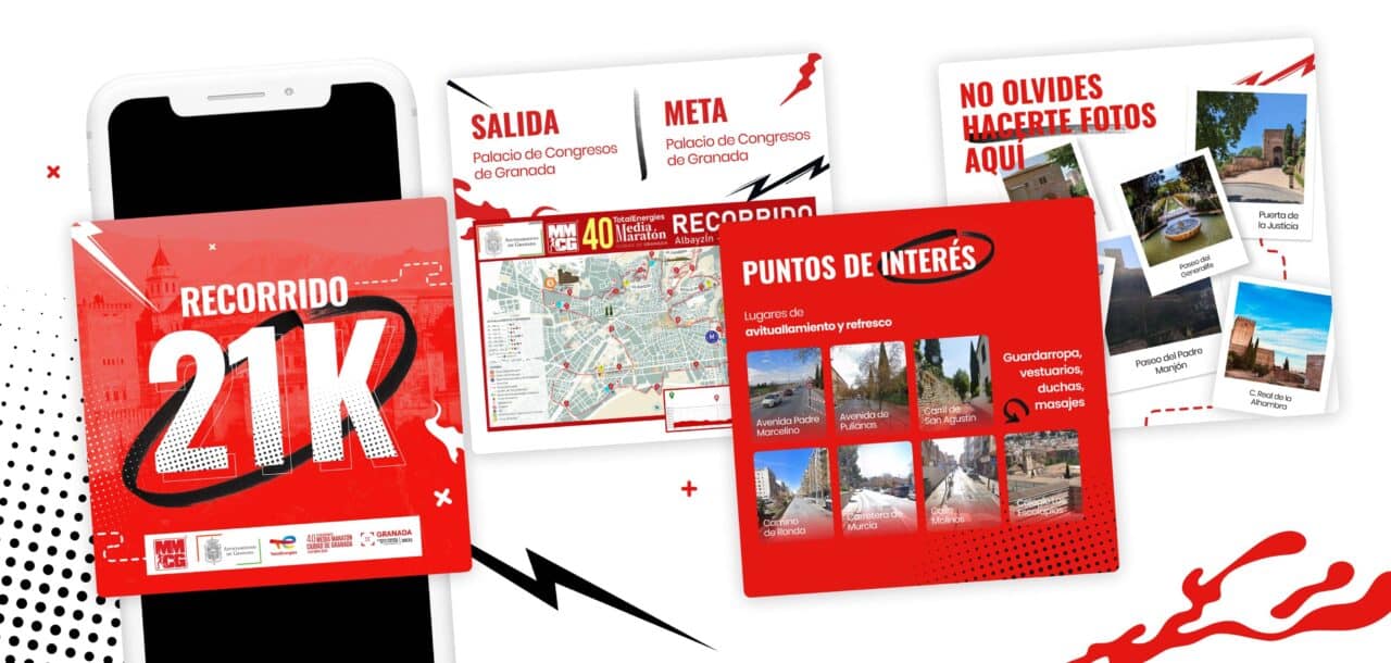 ¿Por qué escoger una empresa de marketing y publicidad y no aventurarte con cualquiera? Marketing Y Comunicación Digital Para Totalenergies 40 Media Maratón Ciudad De Granada Carrusel