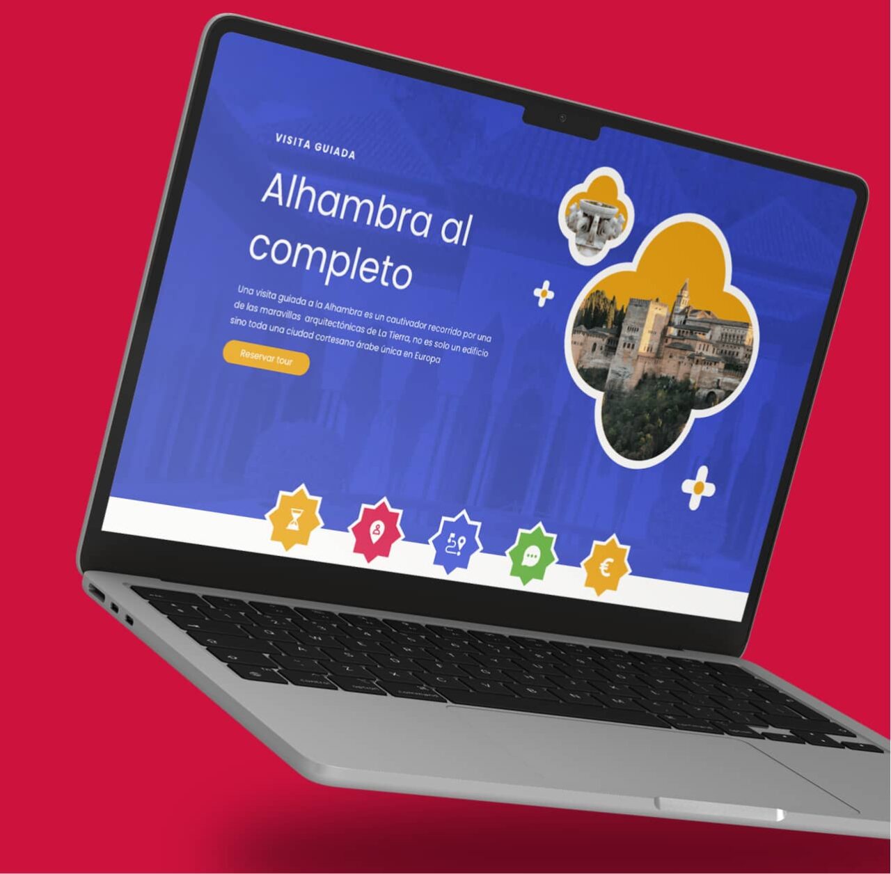 Web de tours turísticos: Enjoy Alhambra Web De Guía Turístico Enjoy Alhambra Ordenador