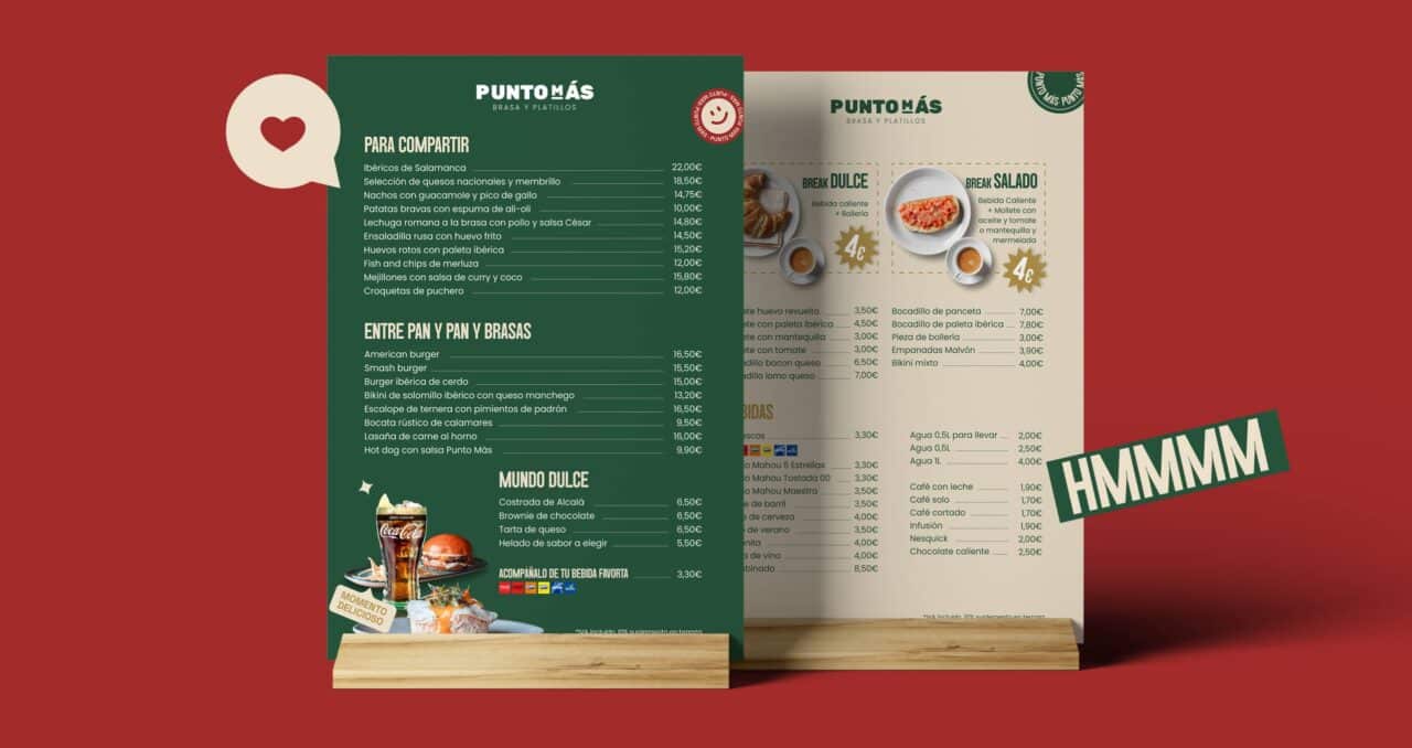 Nueva web Restaurante Punto Más Nueva Web Restaurante Punto Más Carta