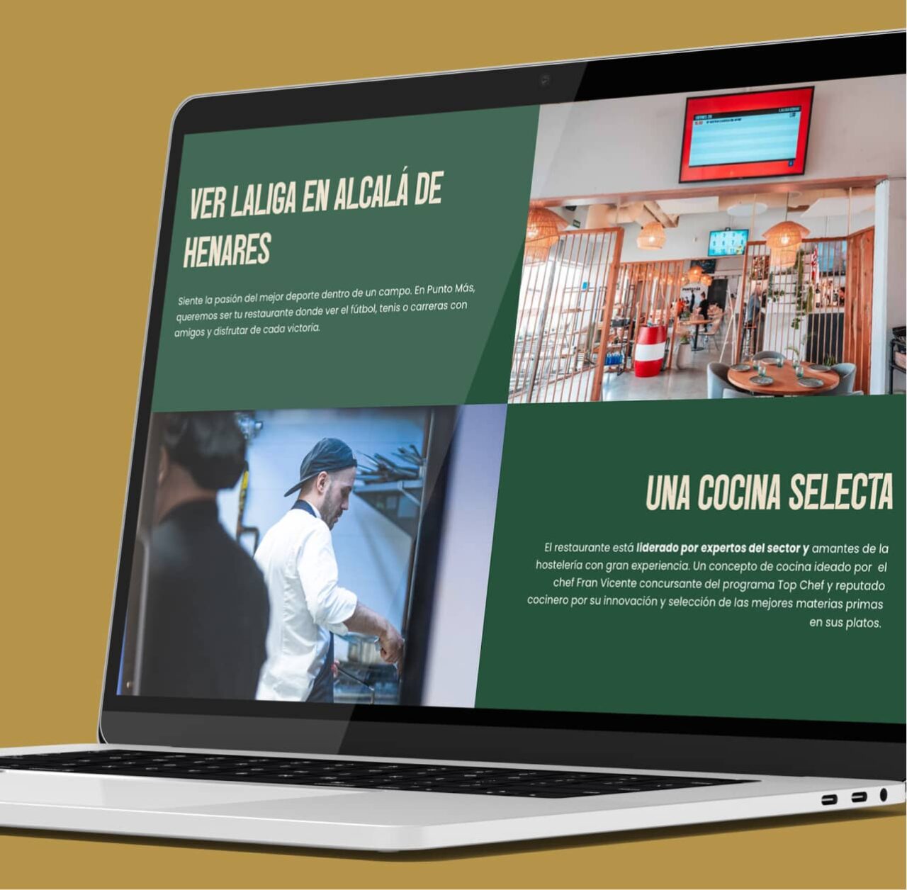 Nueva web Restaurante Punto Más Nueva Web Restaurante Punto Más Landing