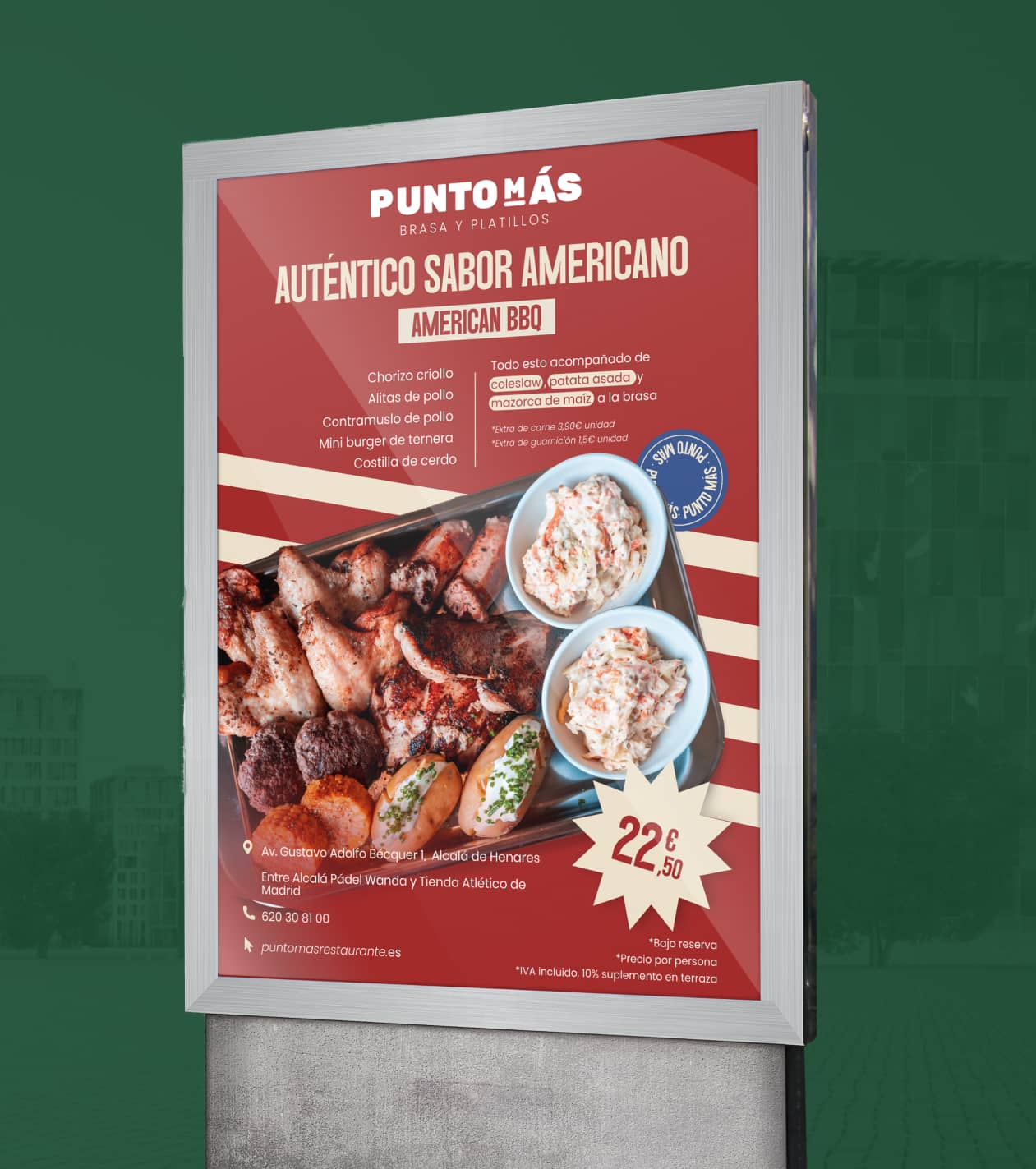 Nueva web Restaurante Punto Más Nueva Web Restaurante Punto Más Mupi