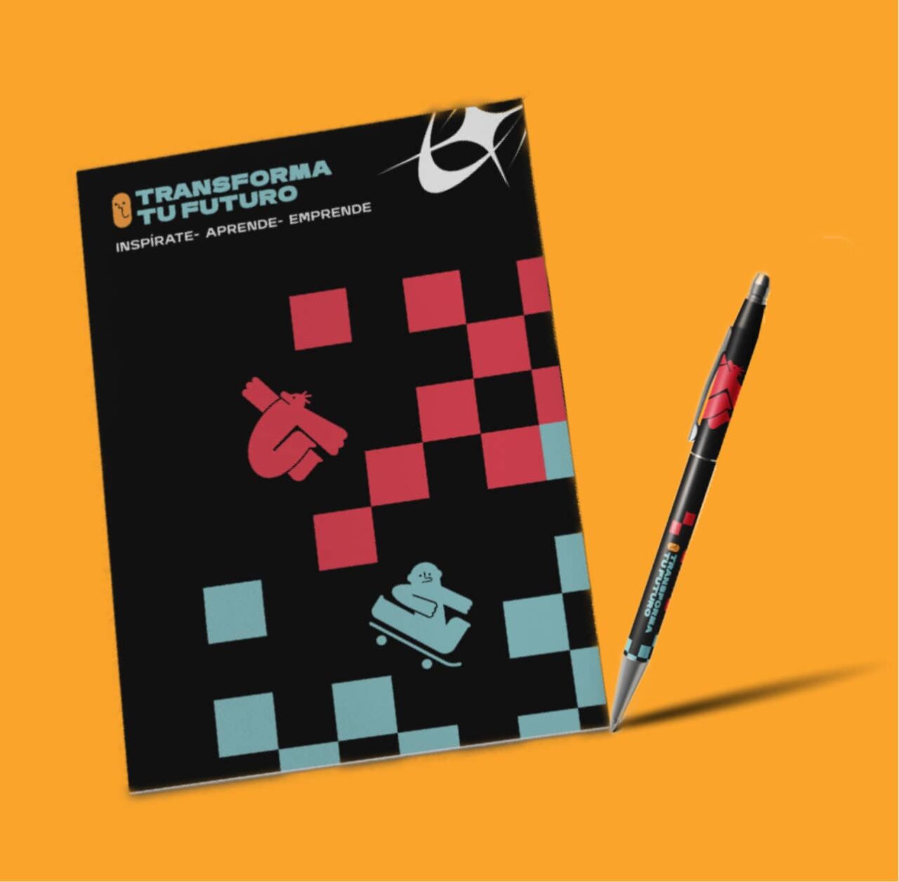 Plan de marketing digital para Transforma Tu Futuro Material Fisico Transforma Tu Futuro Boli