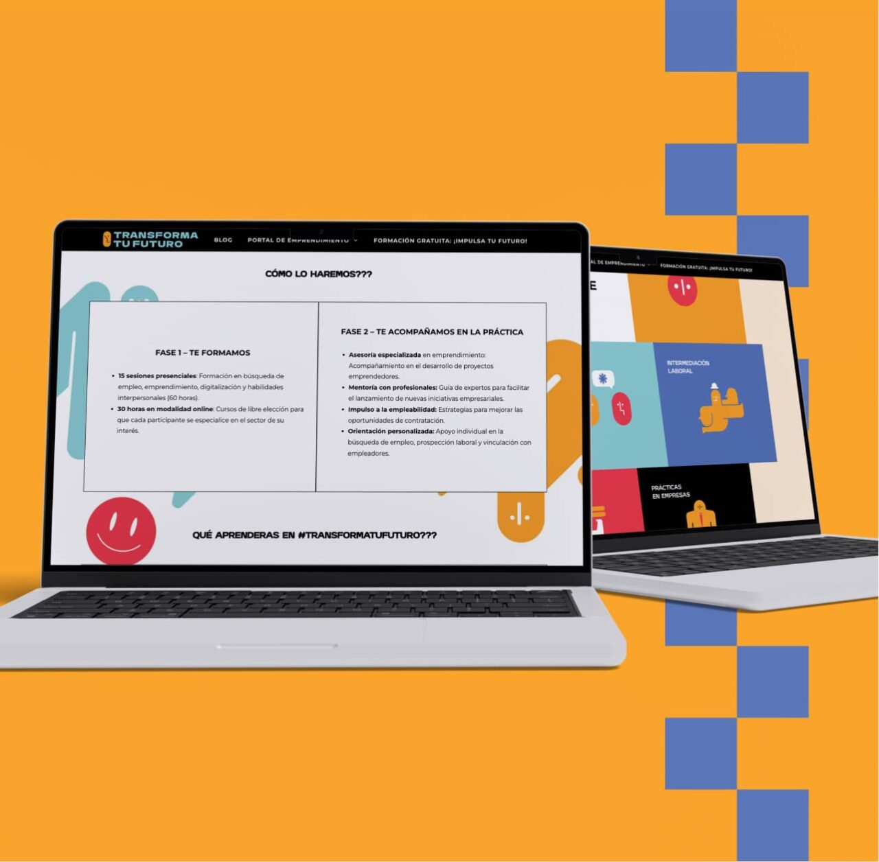 Plan de marketing digital para Transforma Tu Futuro Transforma Tu Futuro Diseño Web 2