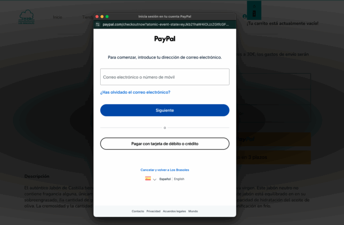 paypal - mejores pasarelas de pago para woocommerce